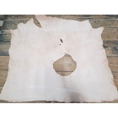 Collet de cuir de vache naturel – Tannage végétal 2ᵉ choix