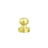 Lot de 5 boutons de col finition LAITON - Standard - Cuir en Stock