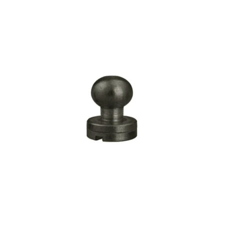 Lot de 5 boutons de col finition NOIR - Standard - Cuir en Stock