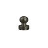 Lot de 5 boutons de col finition NOIR - Standard - Cuir en Stock