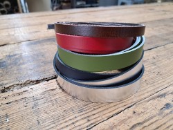 Lot de 5 bandes de cuir classique ou à effet - 2ème choix