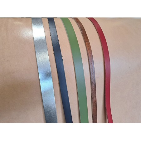 Lot de 5 bandes de cuir classique ou à effet - 2ème choix