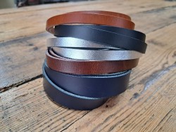 Lot de 5 bandes de cuir classique ou à effet - 2ème choix