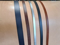 Lot de 5 bandes de cuir classique ou à effet - 2ème choix