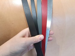 Lot de 5 bandes de cuir classique ou à effet - 2ème choix