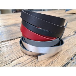 Lot de 5 bandes de cuir classique ou à effet - 2ème choix