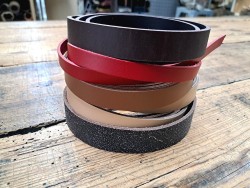Lot de 5 bandes de cuir classique ou à effet - 2ème choix