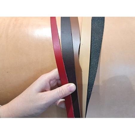 Lot de 5 bandes de cuir classique ou à effet - 2ème choix
