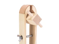 Valet de couture en bois - Pince à coudre le cuir - Cuir en Stock