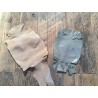 Lot de 2 peaux de cuir de lézard - A - Vert pastel/Beige