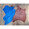 Lot de 2 peaux de cuir de moutons -D- Cuir en Stock
