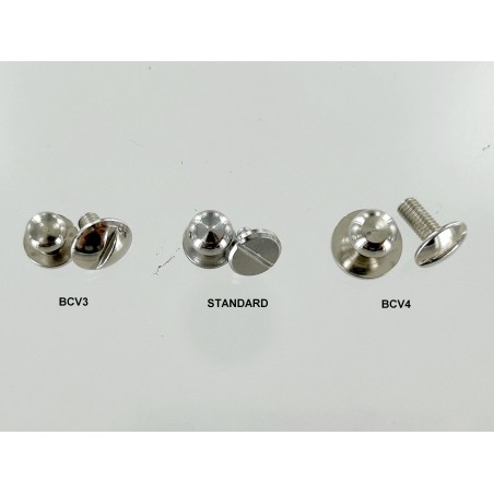 Tailles boutons de col à vis - maroquinerie accessoire qualité professionnelle cuir en stock
