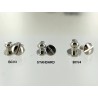 Tailles boutons de col à vis - maroquinerie accessoire qualité professionnelle cuir en stock