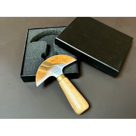 Couteau à tête ultra-professionnel en acier inoxydable – outil de coupe cuir - Cuir en Stock