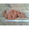 Lot de 2 peaux de cuir de lézard - B - Gris/Caramel