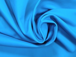 Peau de cuir de veau swift lisse - bleu - maroquinerie - Cuir en stock