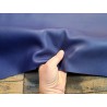 Peau de cuir de veau swift lisse - bleu outremer - maroquinerie - cuir en stock