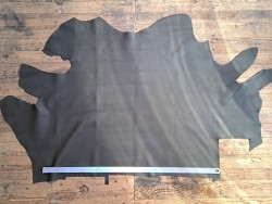 Demi peau de cuir de veau Swift - souple et lisse - Kaki