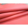 Peau de cuir de veau swift lisse - orange - maroquinerie - Cuir en stock