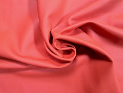 Peau de cuir de veau swift lisse - orange - maroquinerie - Cuir en stock