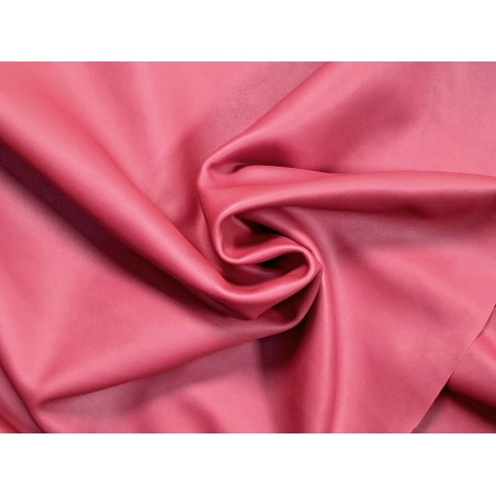 Peau de cuir de veau swift lisse - rouge piment - maroquinerie - Cuir en stock