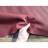 Peau de cuir de veau swift lisse - lie de vin - maroquinerie - cuir en stock