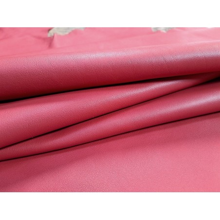 veau swift lisse - rouge - maroquinerie - cuirentsok