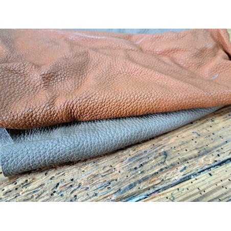 Chutes de morceaux de cuir de cerf - Brun / Taupe - Cuir en Stock