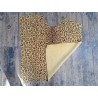 Peau de veau velours façon jaguar- jaune - Cuirenstock