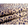 Peau de veau velours façon jaguar- jaune - Cuir en Stock