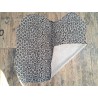 Peau de veau velours façon jaguar- beige - Cuirenstock