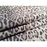 Peau de veau velours façon jaguar- beige - Cuir en Stock