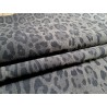 Peau de veau velours façon jaguar- gris - Cuir en Stock