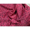 Peau de veau velours façon jaguar- rouge glamour - Cuir en Stock