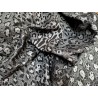 Peau de veau velours façon jaguar- noir - Cuir en Stock