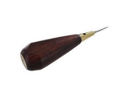Alêne bois exotique - pointe diamant - outils - cuirenstock