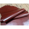 Demi-peau de cuir de veau BOX lisse - tannage ferme - paprika - Cuir en Stock