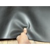 Demi-peau de cuir de veau BOX lisse - tannage ferme - anthracite - Cuir en Stock