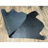 Demi-peau de cuir de veau BOX lisse - tannage ferme - anthracite - Cuir en Stock