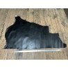 Demi-peau de cuir de veau BOX lisse - tannage ferme - cerise noire - Cuir en Stock