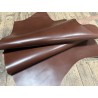 Demi-peau de cuir de veau BOX lisse - tannage ferme - noisette - Cuir en Stock