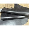 Demi-peau de cuir de veau BOX lisse - tannage ferme - nuancé effet tamponné - ANTHRACITE - Cuir en Stock