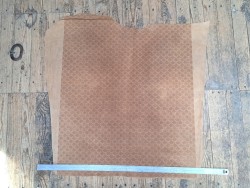 Demi peau de veau velours - fantaisie - BRUN CLAIR - Cuir en stock