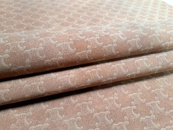 Demi peau de veau velours - fantaisie - BRUN CLAIR - Cuir en Stock