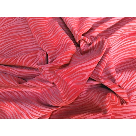 Peau de veau velours ROUGE - zèbre - maroquinerie - cuirenstock
