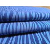 Peau de veau velours bleu - zèbre - maroquinerie - Cuir en stock