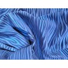 Peau de veau velours bleu - zèbre - maroquinerie - cuirenstock
