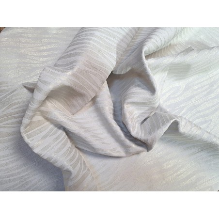 Peau de veau velours blanc/or - zèbre - maroquinerie - cuirenstock