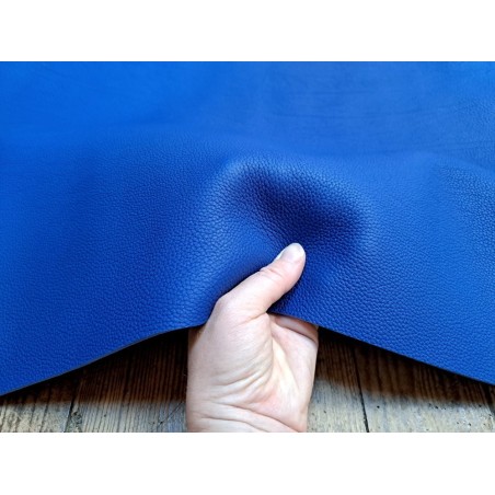 peau entière - taurillon - bleu royal - cuirenstock