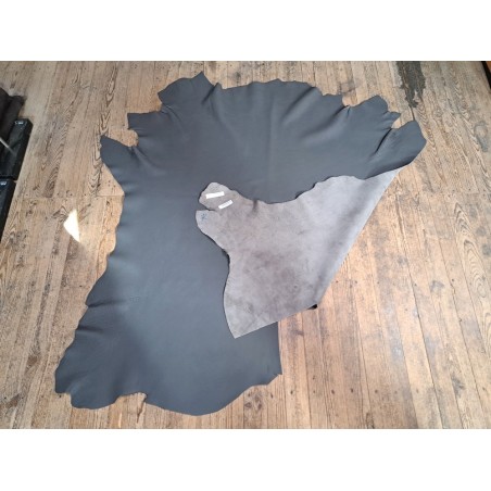 peau entière - taurillon - gris graphite - cuirenstock
